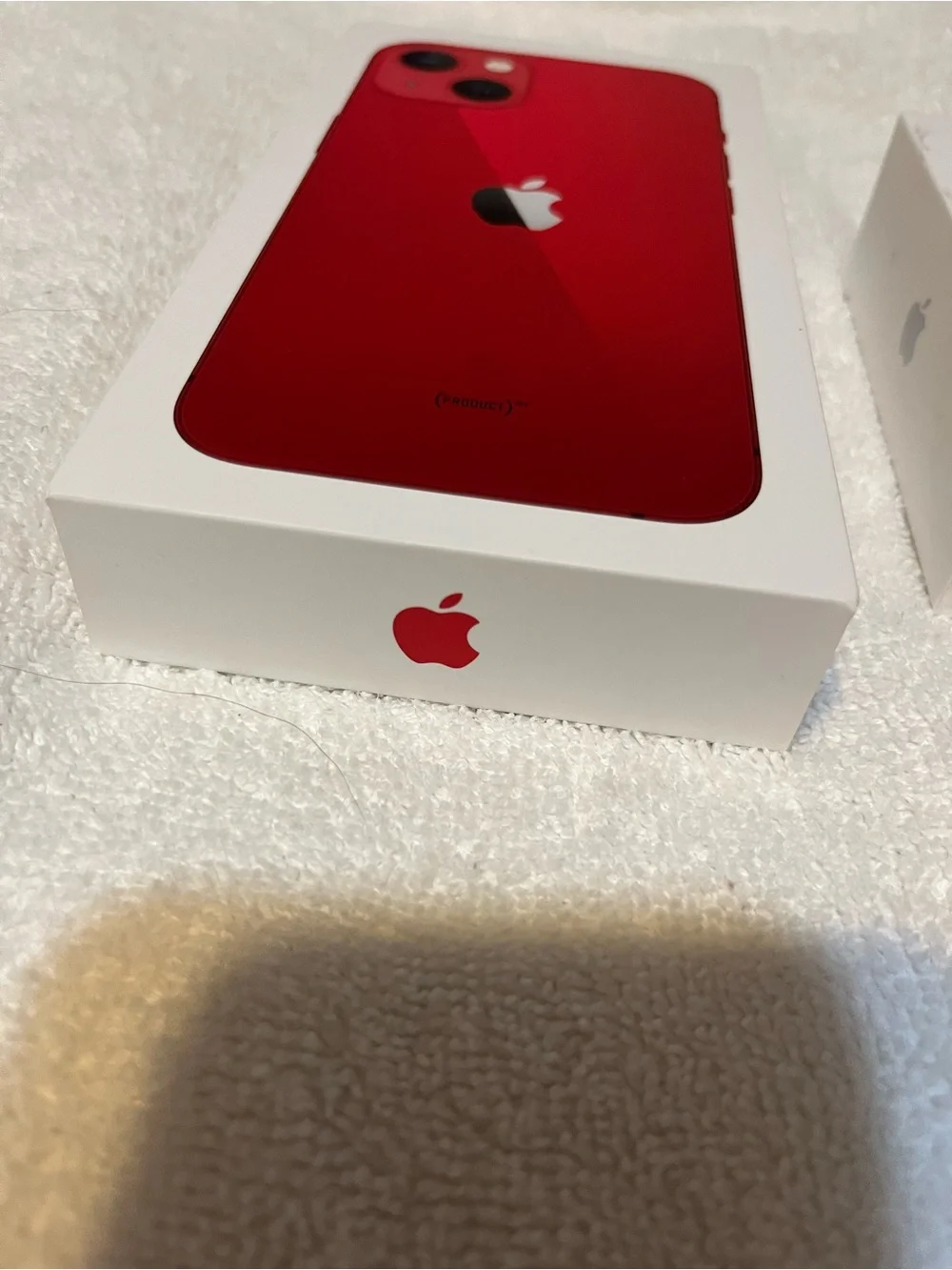 (Empty) Apple iPhone Red with Apple AirPods White Box